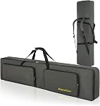 AKOZLIN 88 Key Keyboard Bag Portable 10mm Pad,137.92×35.814×16.76cm | Portable Electric Piano Padded Case, Universal Waterproof Oxford, Thicken Gig Bag, 10mm Pearl Cotton Padded