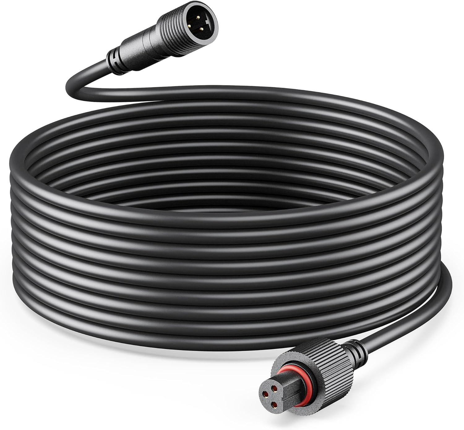 16Ft Extension Cable for Govee Outdoor S14 Bulb String Lights 2, IP67 Waterproof Extension Cord Compatible with Govee ‎H702B H702A H702C, 3-Pin Replacement Cable for Patio, Backyard, Balcony