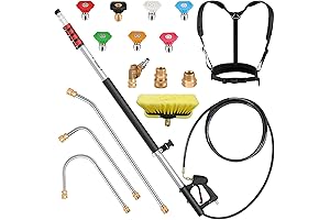 24 FT Gutter Cleaning Tools The Telescoping Pressure Washer Wand