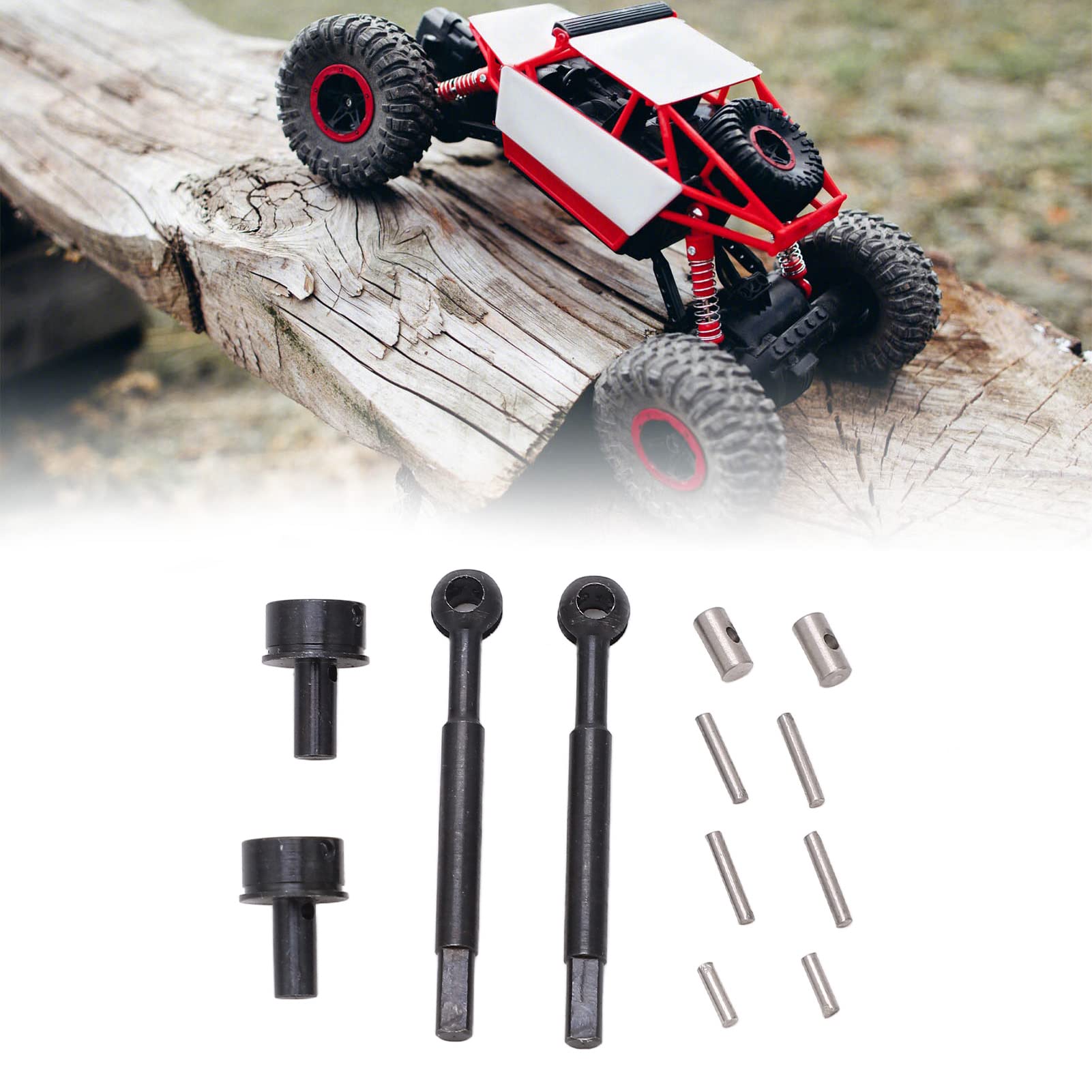 Alberi CVD Anteriori In Acciaio Per Assale RC Crawler 1/10 RCBATER