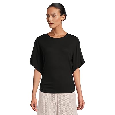 Michael Stars Vicky Scoop Neck Balloon Sleeve T Shirts Women