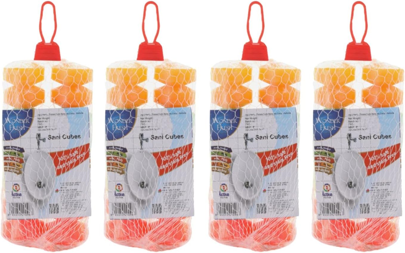 Urinal Cubes | Sani Cubes | Urinal Balls 200 g Each - Pack of 4