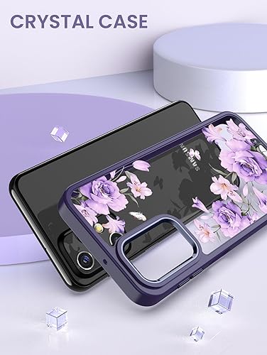 Miniatura 4 de Dretal Funda para Samsung A23 4G5G, Galaxy A23, protector de pantalla de vidrio templado, grado militar, parte trasera dura y borde suave, funda