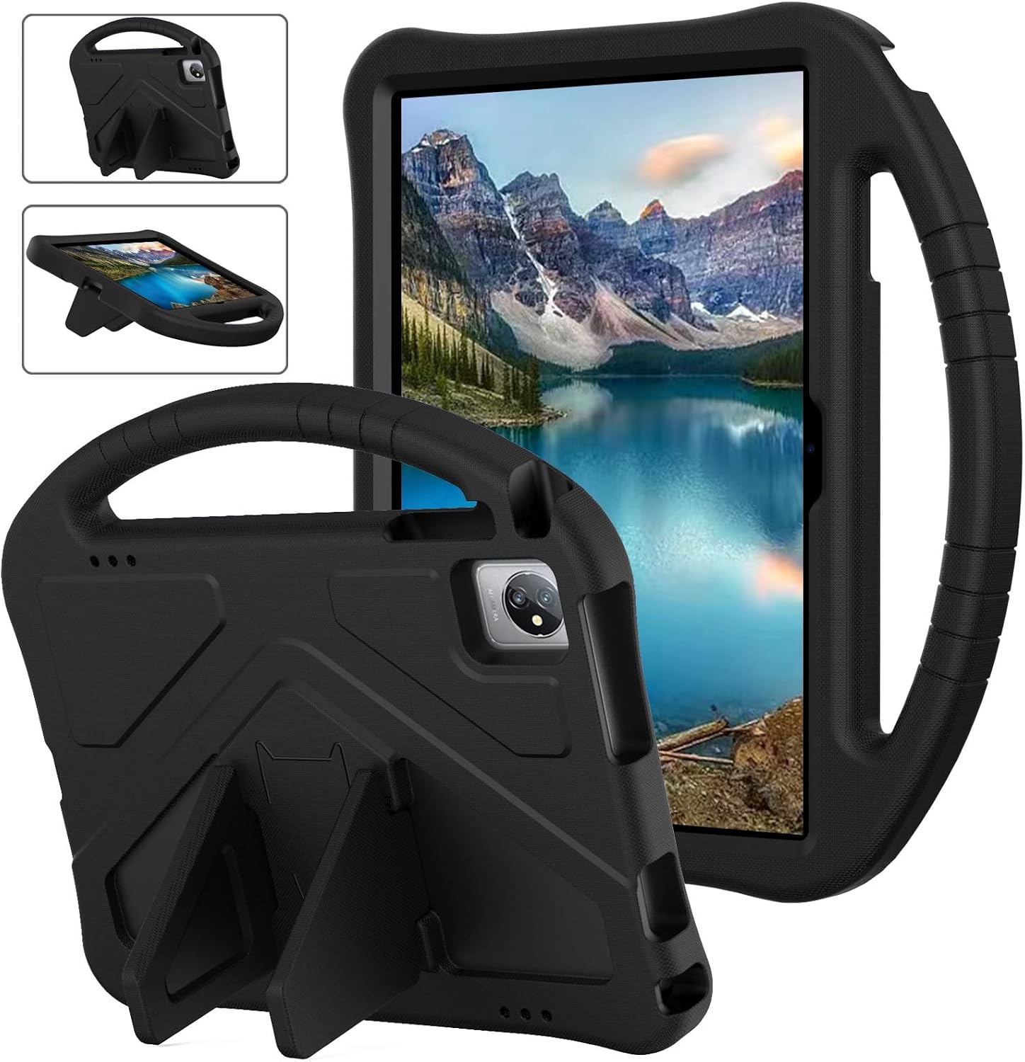 Protective Tablet PC Case Compatible With Blackview Tab 8 WIFi 10.1" ( 2023) /Tab8 (2020) Tablet Case, Lightweight EVA Kid Friendly Case, Dropproof Impact Resistance Protective Handle Stand Cover Shou