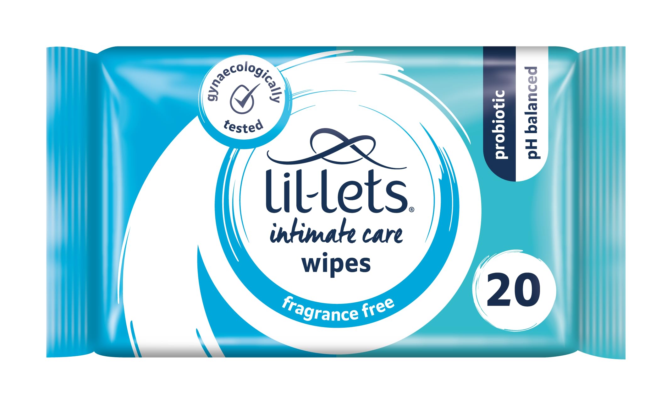 Lil-Lets Intimate Care Sensitive Wipes, 1 Pack of 20 Wipes (20 Count)