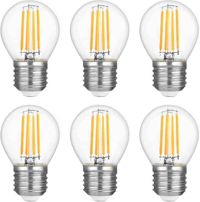 Akynite Lampadina di Ricambio E10 LED per Candelabro per Natale, Luce Calda 2200k, 0.2W AC 10-55V, Lampadine Candela LED Dimmerabile per Archi di Luce, Catena Luminosa, set di 10