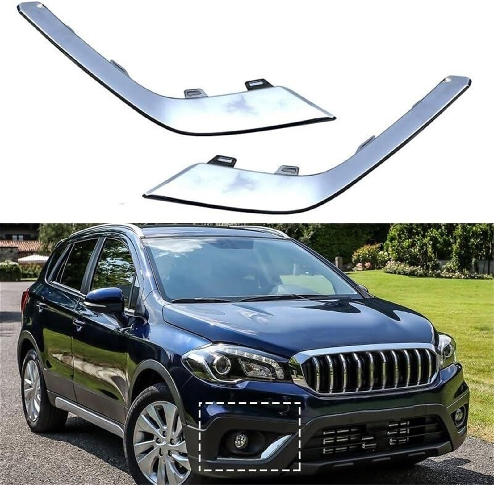 Per Suzuki Per S-Cross SX4 Per Crossover 7176174R10-0PG Lampada Fendinebbia Anteriore Per Auto(Only Right)