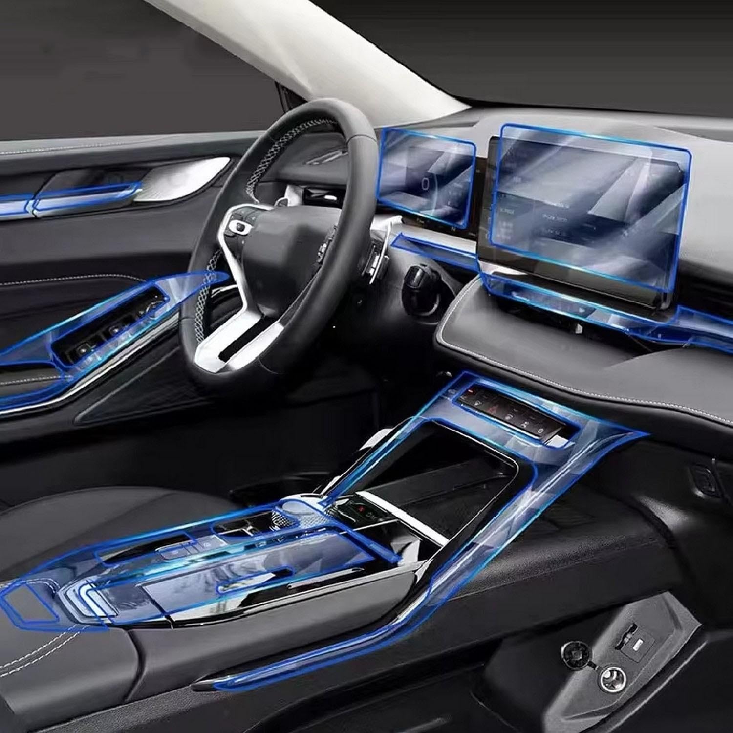 Film anti-rayures Haval H6 console centrale protection auto transparente