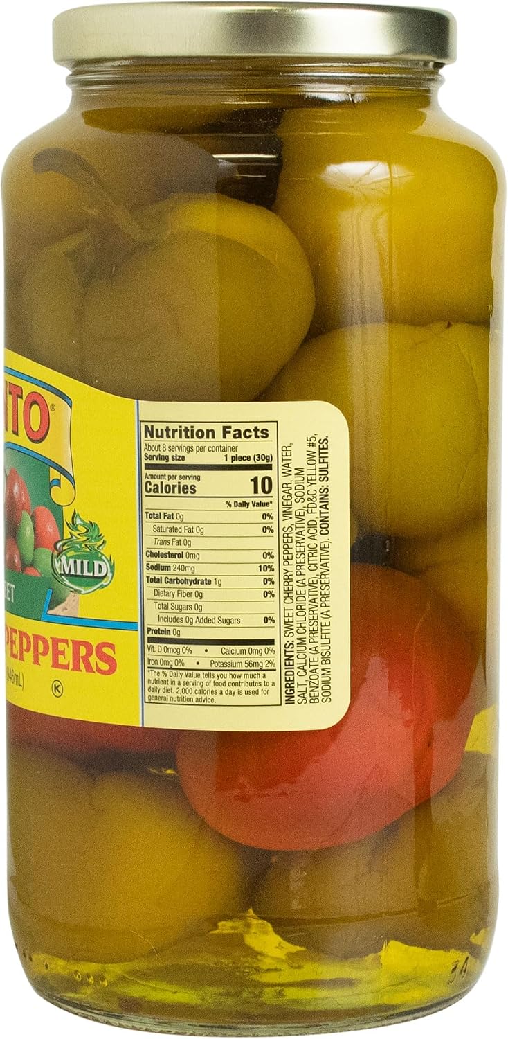 Cento Sweet Cherry Peppers - Pack of 3