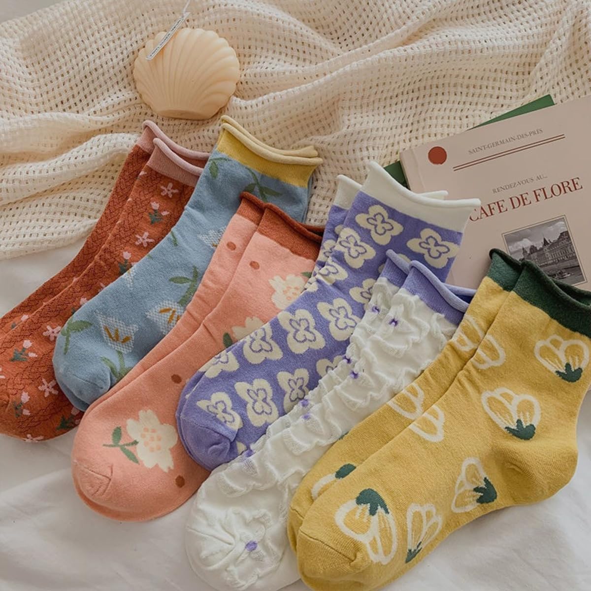 Athletic Socks for Women and Girls Cute Cotton Sock - Image 5