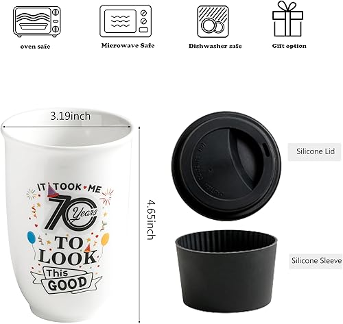 Miniatura 2 de Regalos de setenta cumpleaños para mujeres, ideas de regalo de cumpleaños 70 para mamá, abuela, amiga, hermana y esposa, divertidos regalos