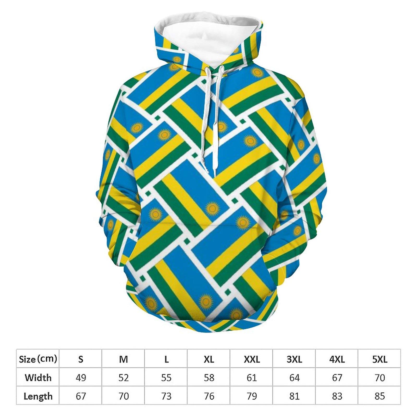 AERICKON Felpa con cappuccio unisex, a maniche lunghe, elasticizzata, leggera, autunnale, per vacanze e feste