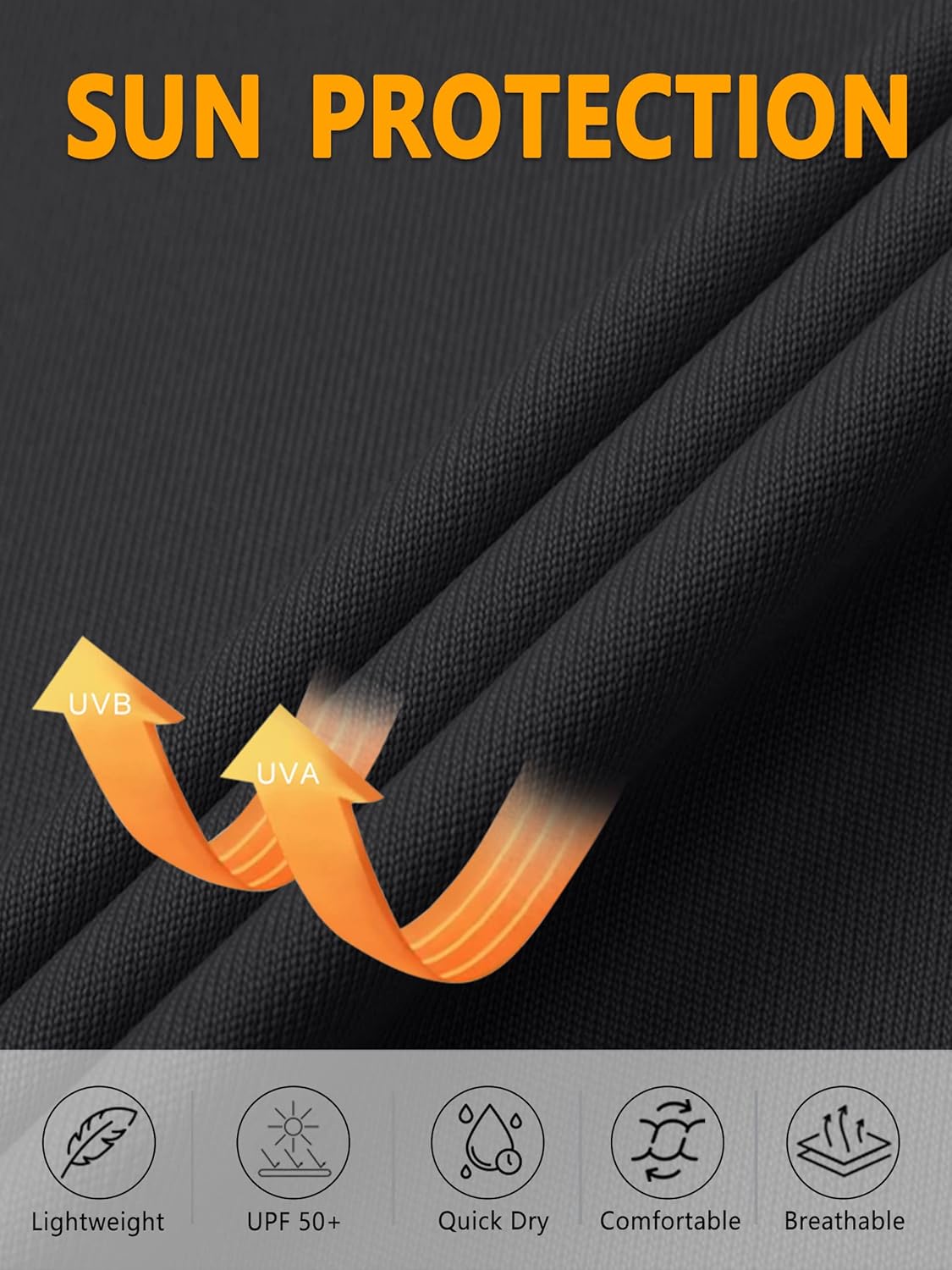 MAGCOMSEN Women's Shirts Long Sleeve 1/4 Zip UPF50+ UV Sun Protection Quick Dry Workout Hiking Athletic Shirts Rash Guard - Image 5