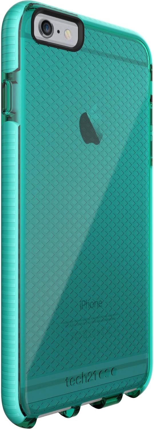 tech21 Apple iPhone 6 Plus/iPhone 6s Plus Evo Check Fitted Case FlexShock Impact Protection- Aqua/White