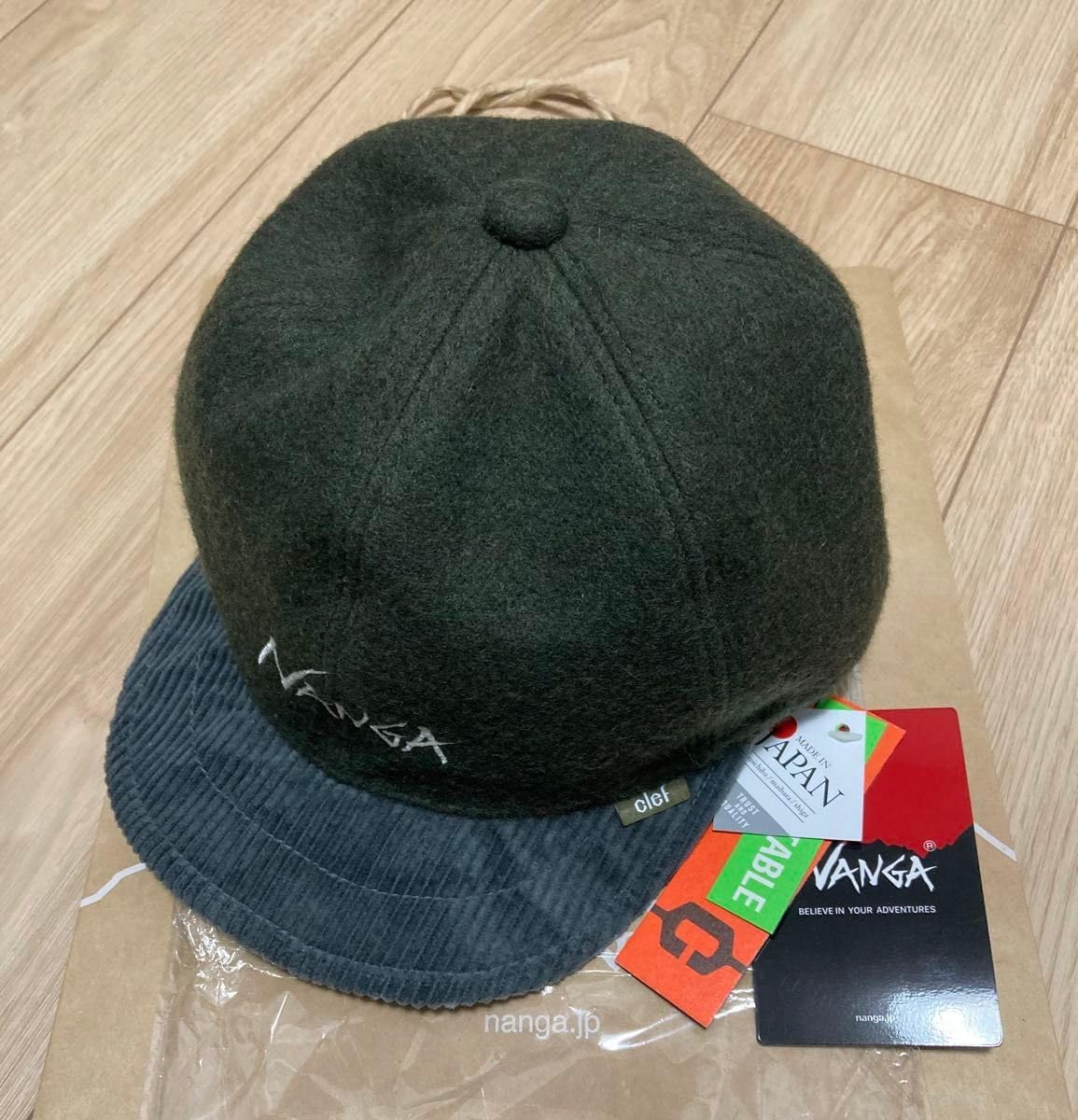 NANGA x Clef CORAL FLEECE B.CAP