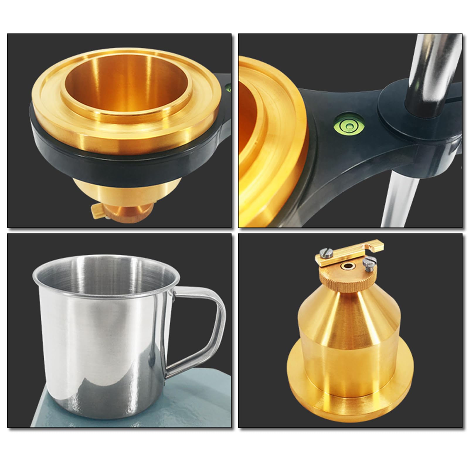 Copa De Viscosidad De Flujo, 100 ± 1 Ml, 4 ± 0,02 Mm, Copa De Viscosidad, Copa Ford, Viscosímetro, Aplicable para Medir Recubrimientos con Un Tiempo De Salida Inferior a 150 S