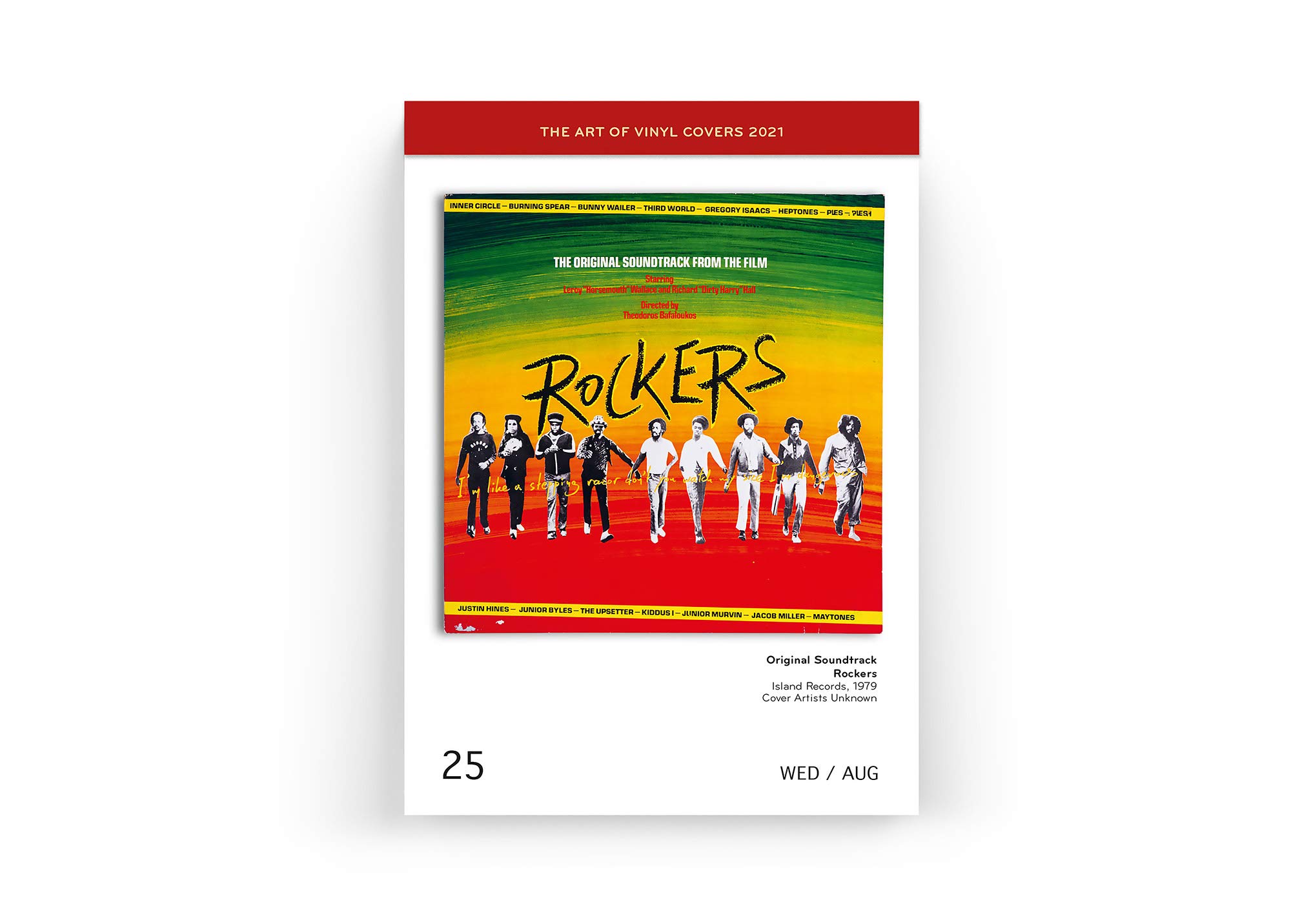 The Art of Vinyl Covers 2021: Every day a unique cover – World’s 1st Record Calendar