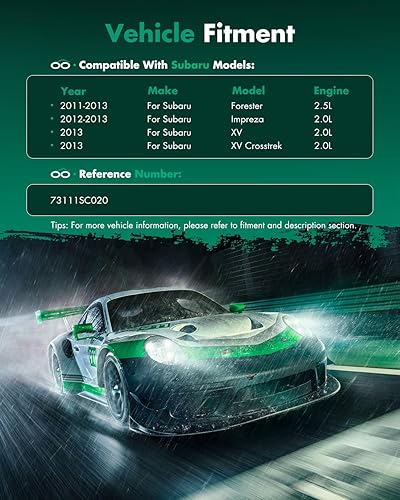 Miniatura 2 de SCITOO CO 29104C AC compresor embrague 2013 para S-ubaru XV 2.0L 2011-2013 para S-ubaru Forester 2.5L