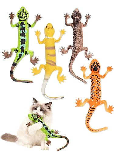 Catnip Toys,Cat Toys Lizard 4 Pack, cat Toys for Indoor