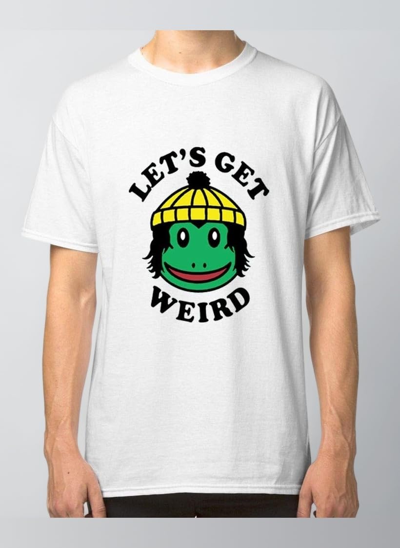 Finn Wolfhard Let's Get Weird Men's T-Shirt White Tees Clothing