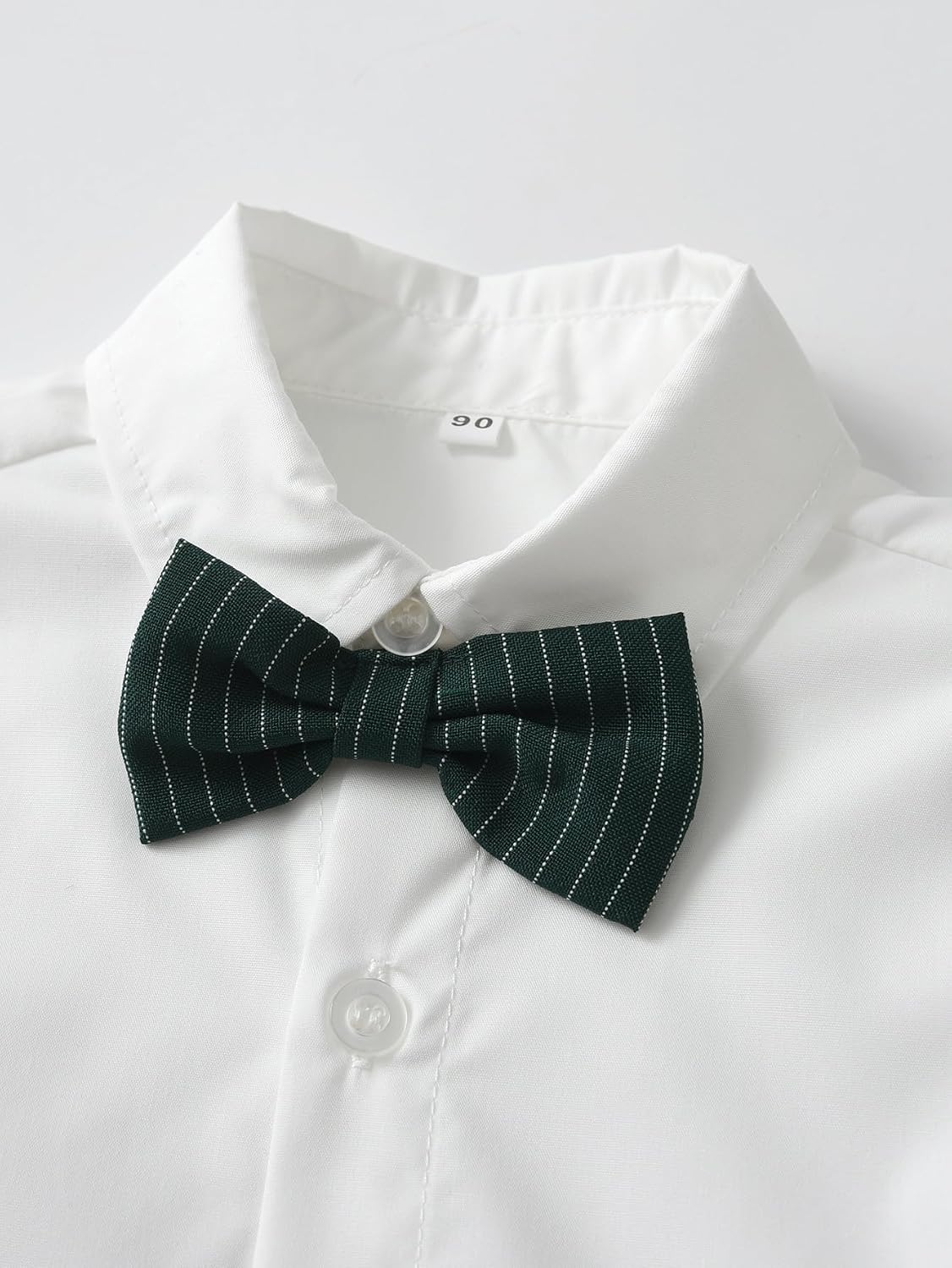 Boarnseorl Baby Boys Shorts Sets, Infant Shirt+Shorts+Bow Tie+Vest,Toddler Gentleman Outfits Suits