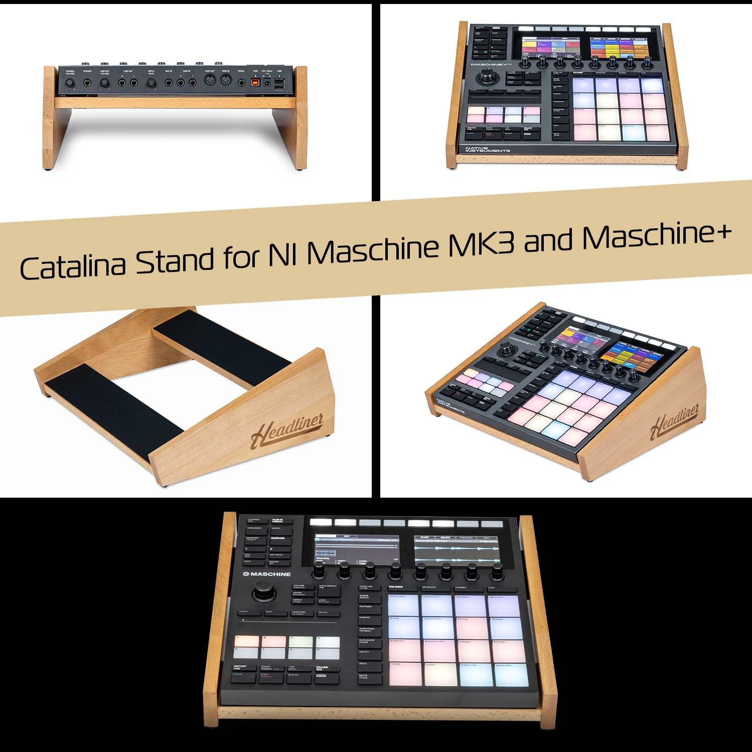 Amazon | ヘッドライナーカタリナスタンド NI Maschine MK3とMaschine+