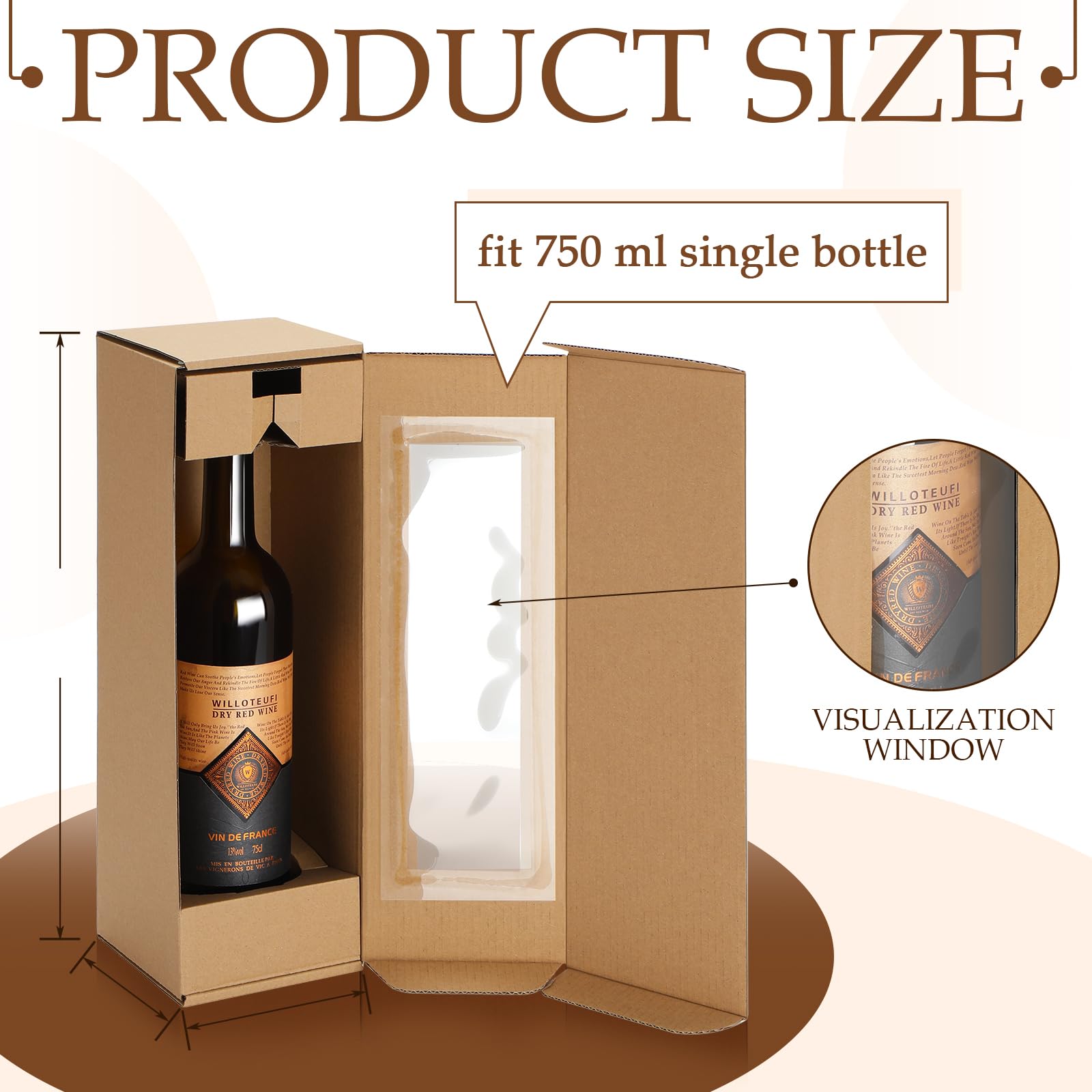 Amazon.co.jp: SiliFine ワインギフトボックス 24個パック 保護トレイ