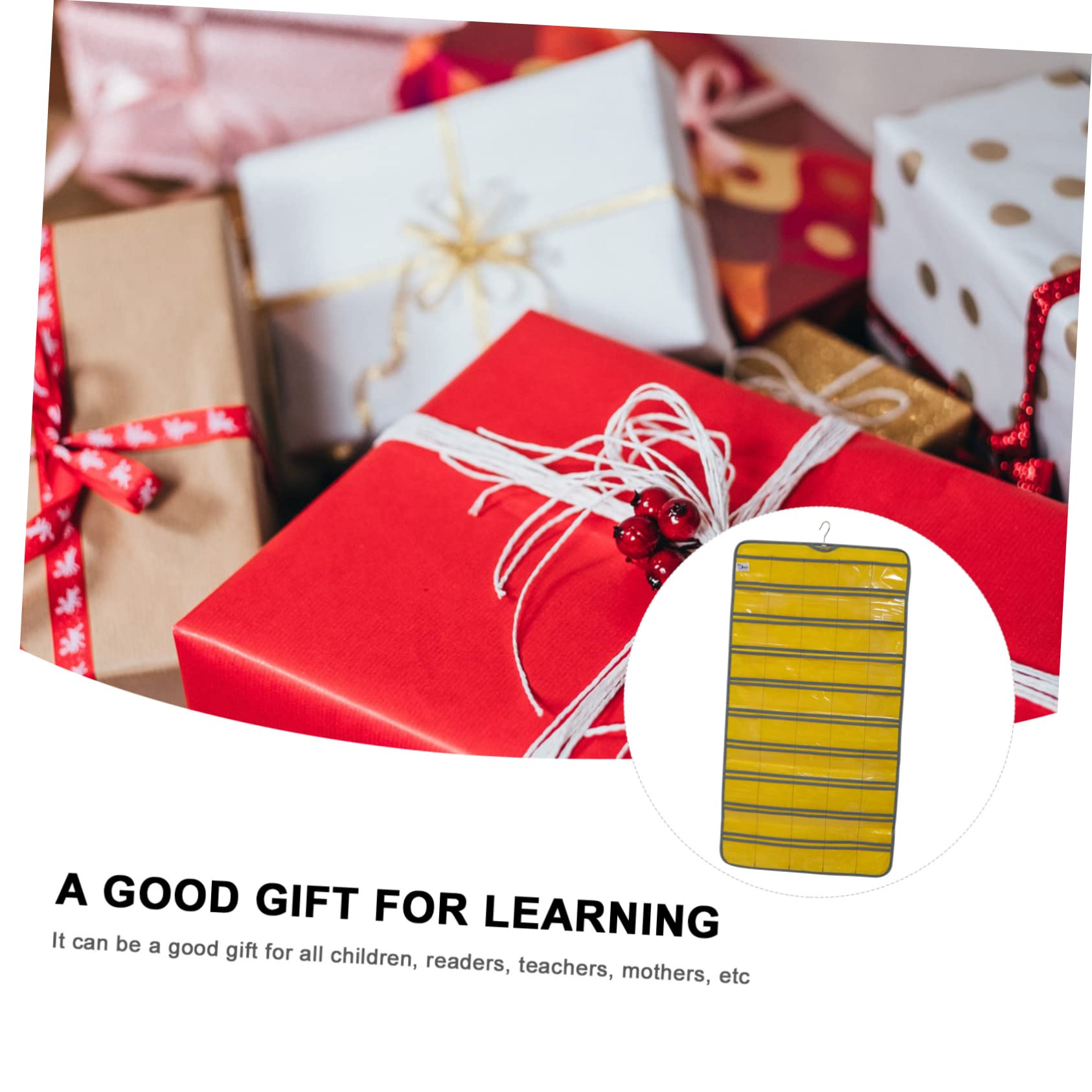 OFFSCH 1pc Transparent Wall Hanging Pocket Organizer Clear Pockets Over Door Storage for Classroom Jewelry Sundries and Items Versatile Oxford Design