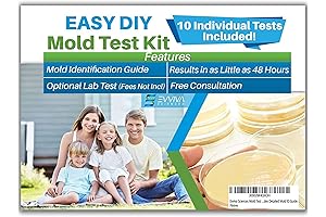 Evviva Sciences Mold Test Kit: 10 Home Detection Tests with Optional Lab Analysis