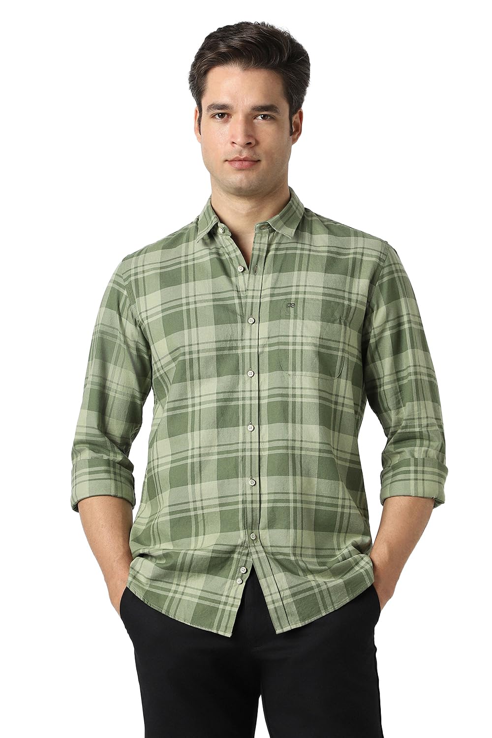 Men's Checkered Cotton Shirt | Smart Casual | Full Sleeves
