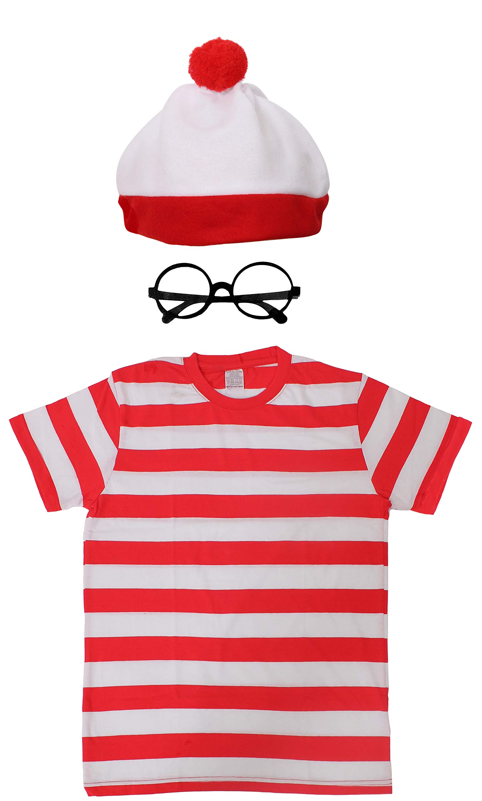 T-shirt unisexe manches longues ajusté CM x LB - Noir et blanc rayé