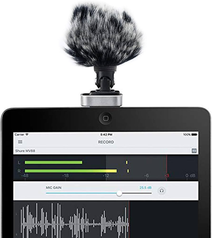 Amazon.co.jp: SUNMON(サンモン) マイク 毛皮のようなウィンド