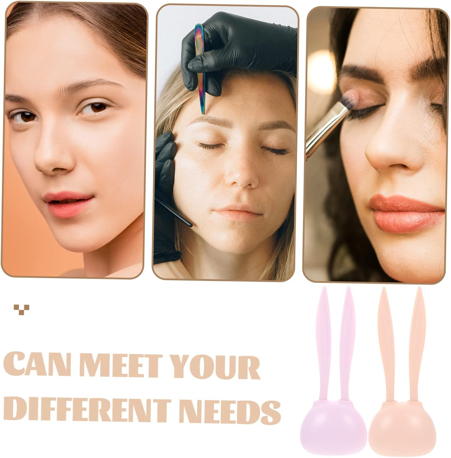 4pcs Mini Facial Hair Remover Women's Eyebrow Shaver Brow Trimmer for Makeup