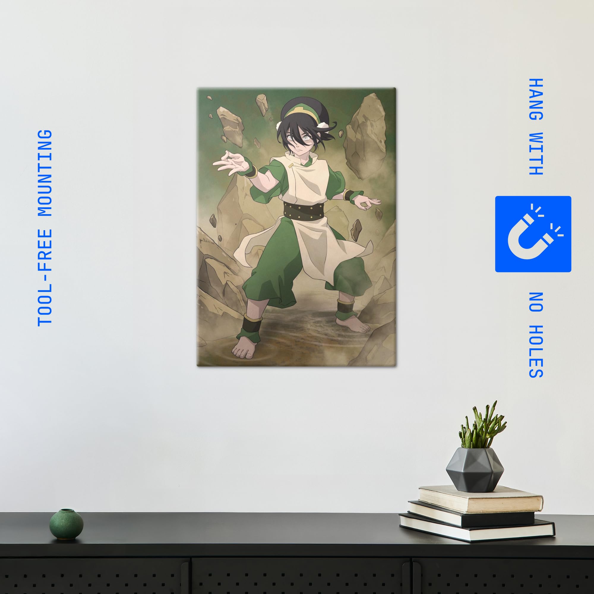 Displate Metall poster Avatar: The Last Airbender Toph Beifong Größe M