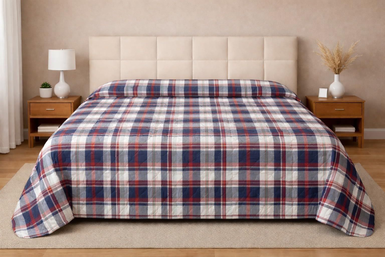 Genérico Colcha Bouti Acolchada Ligera para Cama | Edredón de Verano Suave y Transpirable | Cubrecama Decorativo Disponible en Varios Diseños y Medidas. (Multicolor, Cama 90, Hojas Suaves)