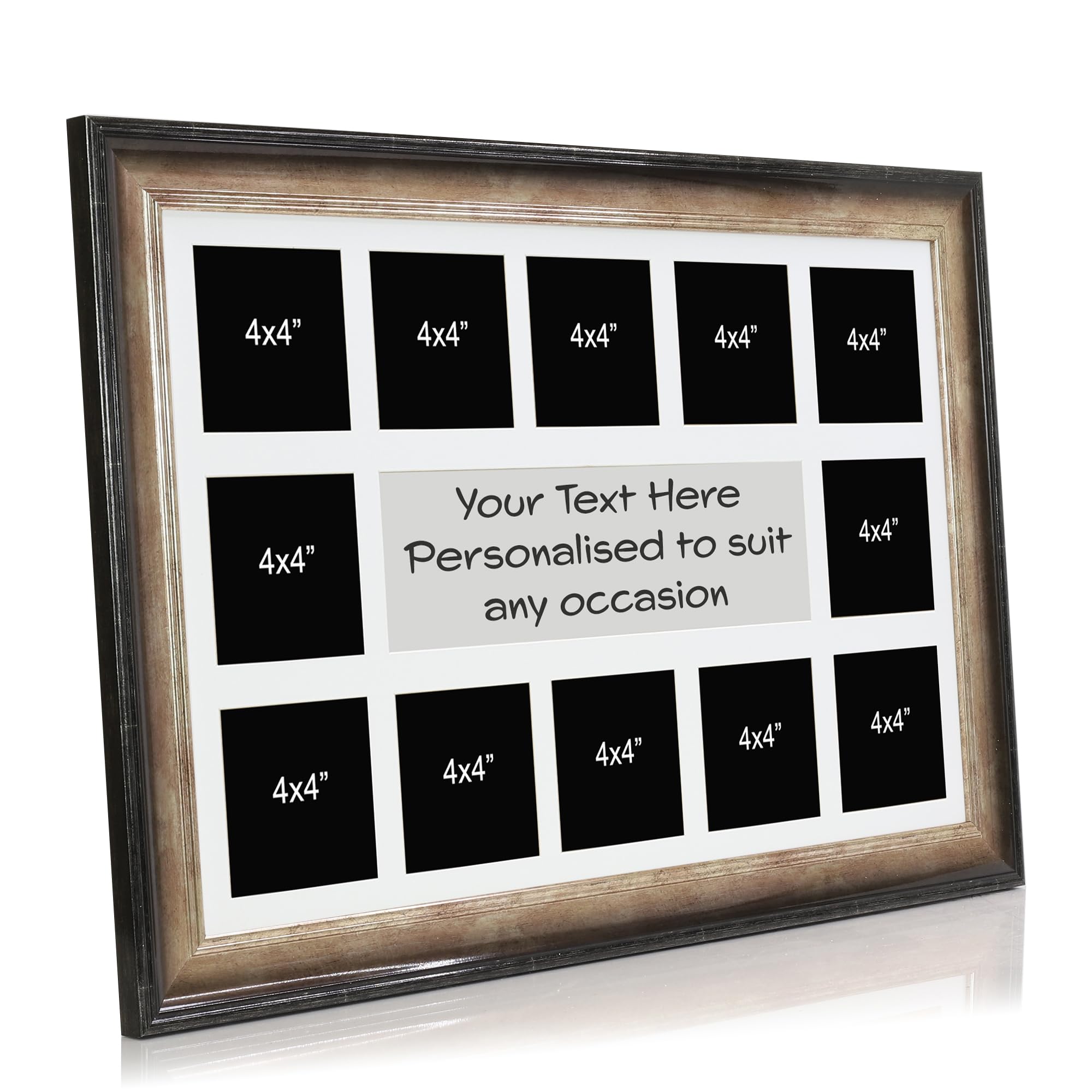 Personalised Photo Multi Picture Frame Large Collage Display Multi Opening Hangs landscape and Portrait