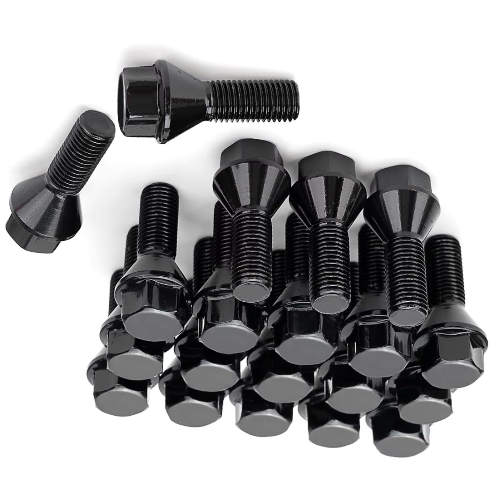 Bulloni Antifurto Per Ruote Compatibile Con Chrysler Per 200 2015 2016 2017 20 Pezzi M12x1.25 Bulloni Per Alette Ruota Gambo 28 Mm
