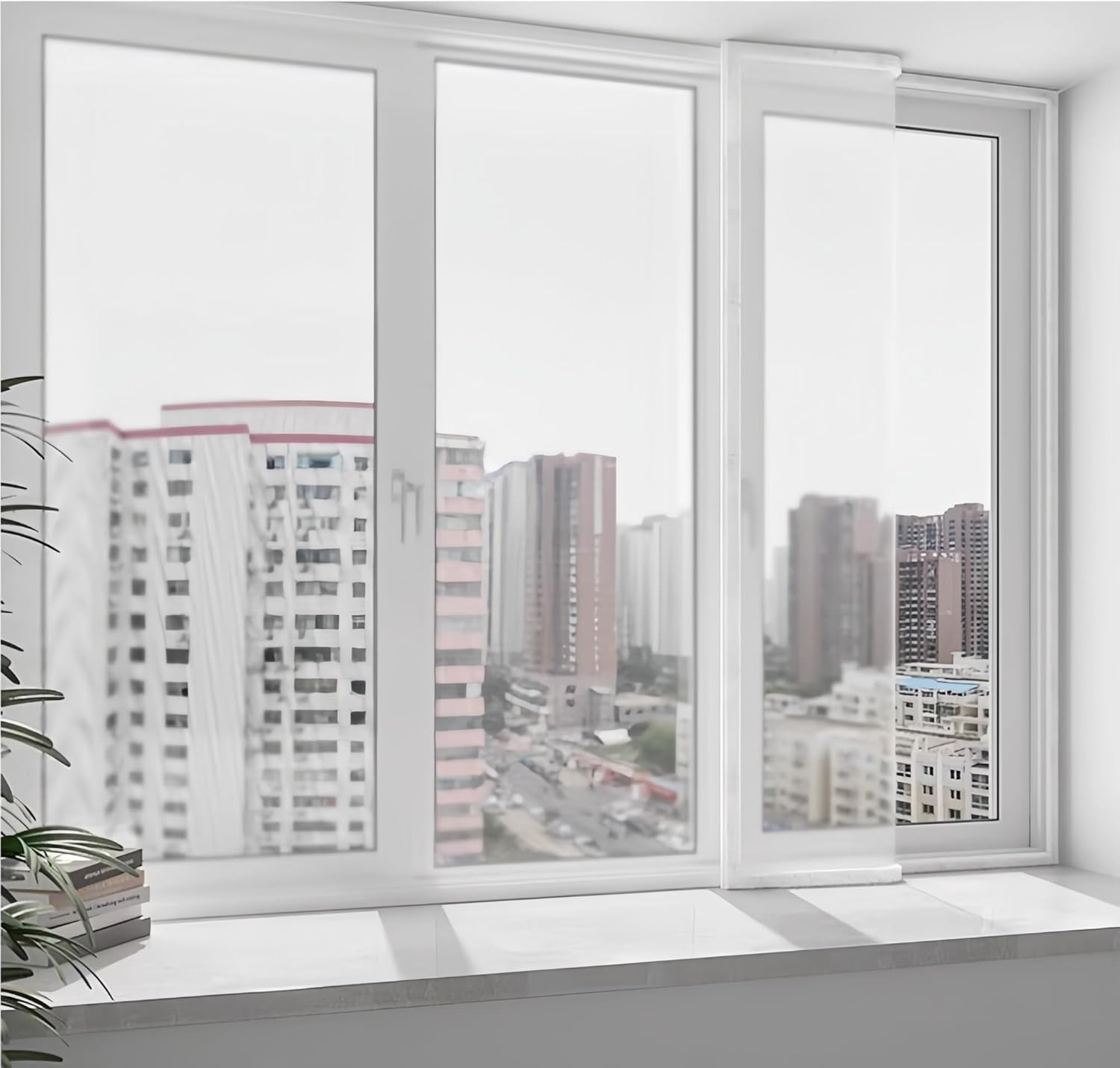 Weatherproofing Window Insulation Kit Window Insulation Film for Winter Window Thermal Cover Insulating Curtains Suitable for Kitchens Bedrooms Bathrooms Living Rooms Dining Rooms