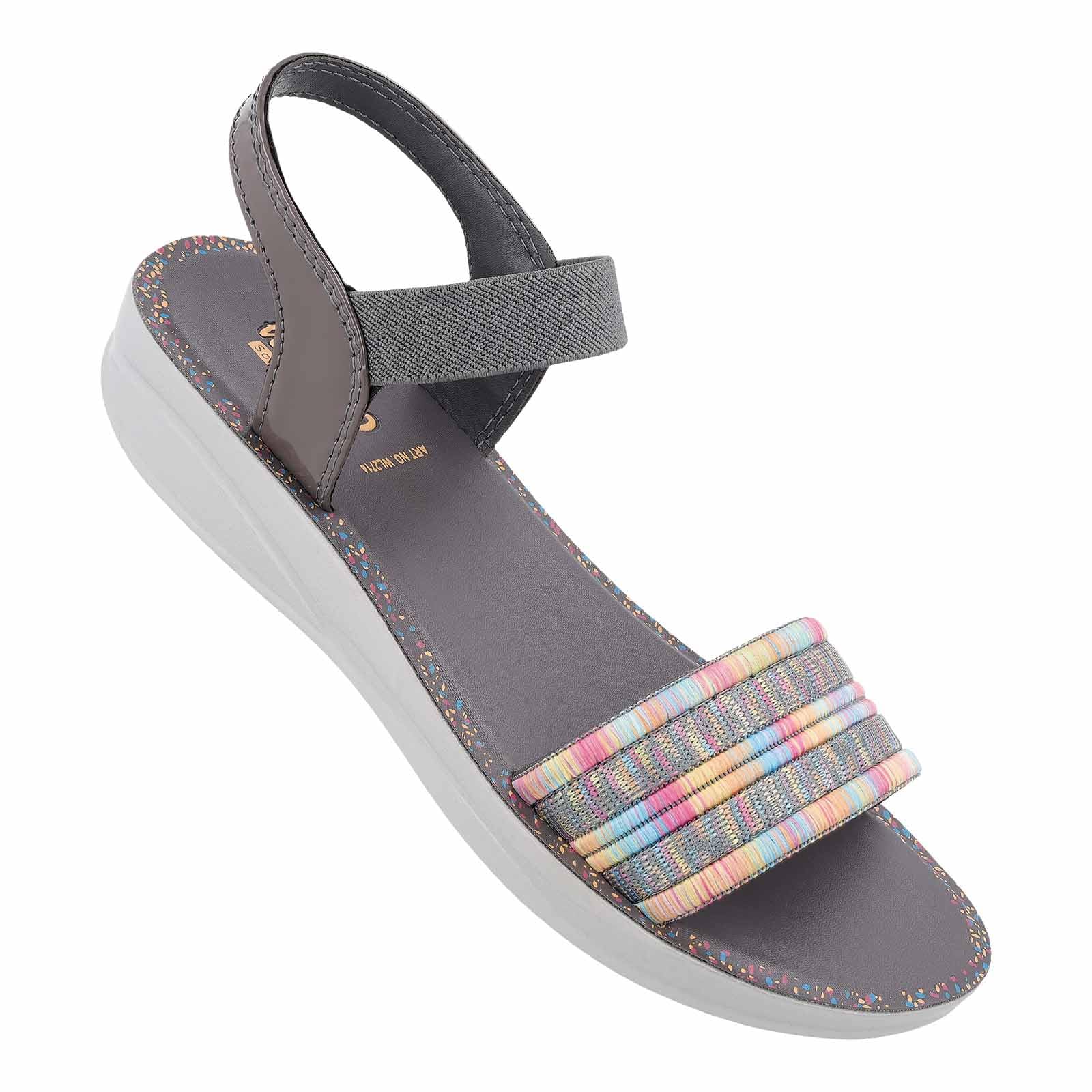 WALKAROO Sandal For Womens|Trendy|Light Weight and Comfortable|Soft Footbed|WL2714 - Special Grey (B0D7CMYJV9) Amazon Price History, Amazon Price Tracker