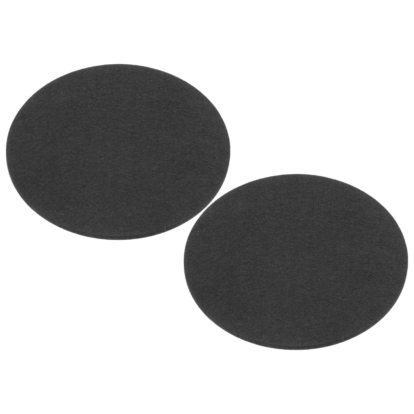 Pied de lampe antidérapant rond en feutre noir adhésif 2pcs