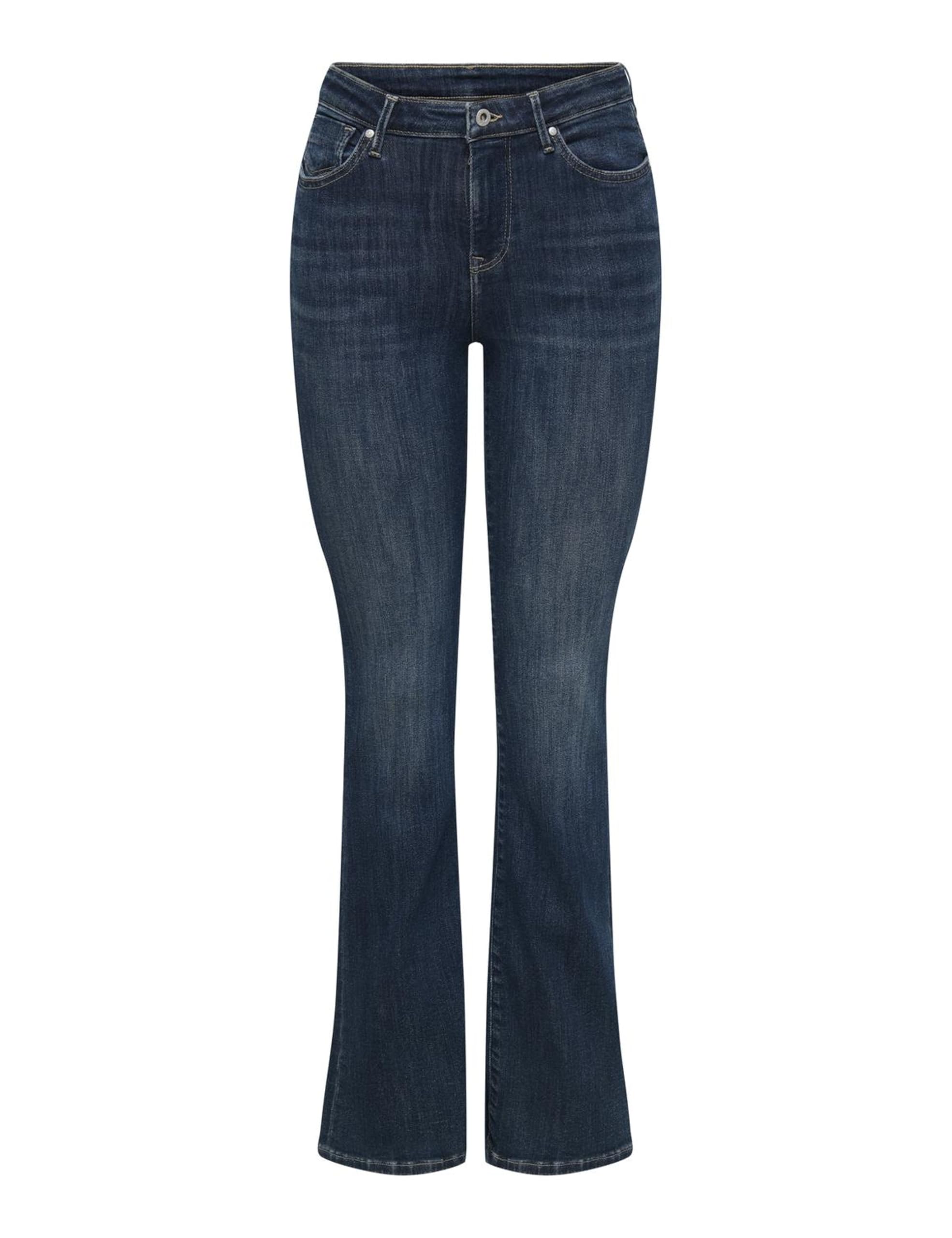 ONLY Damen Onlpower Mid Waist Push Up Flared DNM