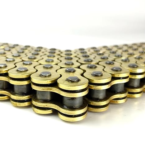 530 O-Ring 130 Links Drive Chain Gold Color for Motorcycle, Dirt Bike, ATV
