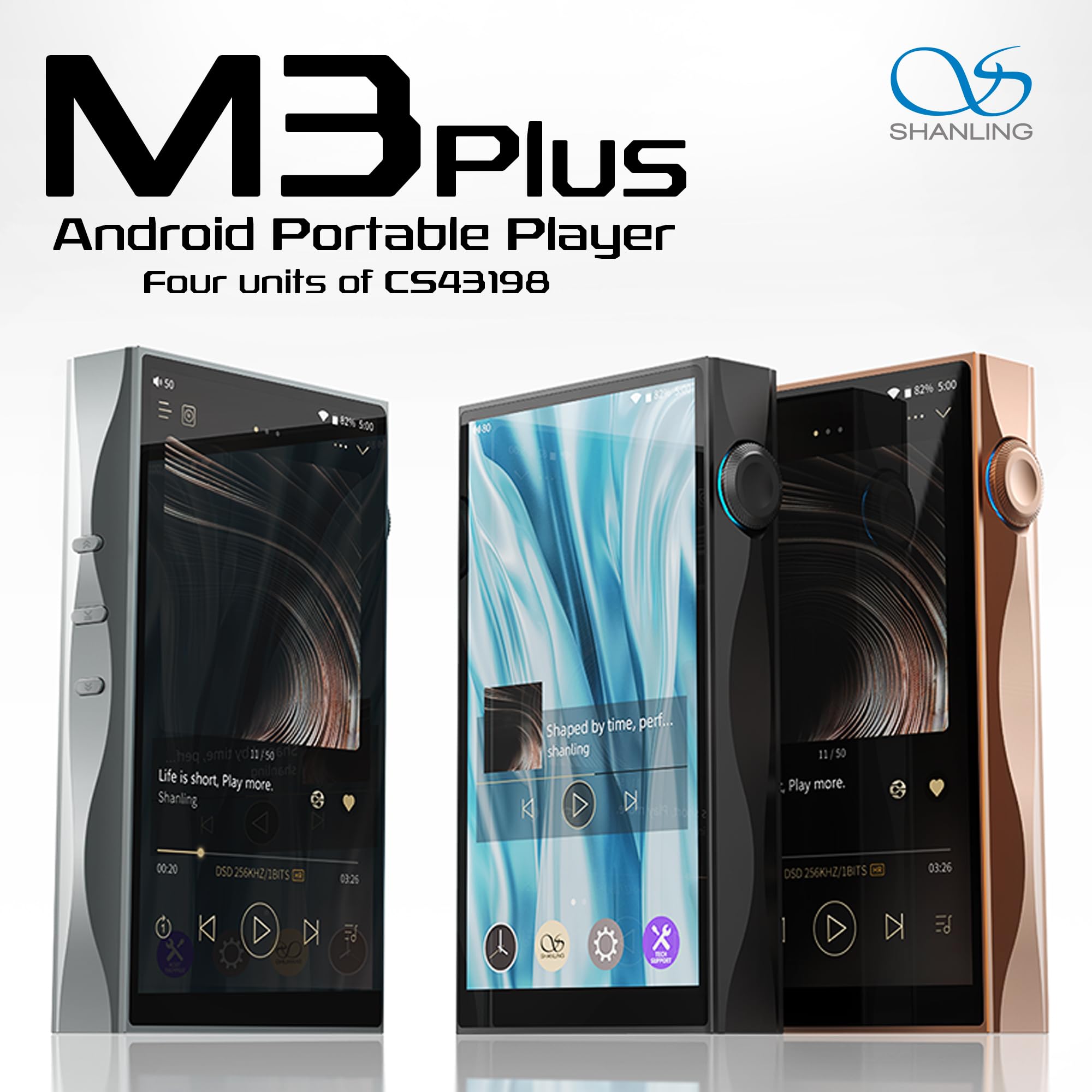 Amazon.co.jp: Shanling M3 Plus シャンリン QuadDAC搭載コンパクト