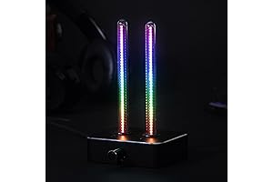 NovelLife Colorful Music Rhythm Light Bar Audio Spectrum Analyzer Display LED Glow...