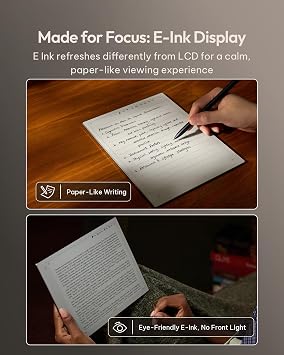 iFLYTEK AINOTE 2, 10.65 E Ink Tablet with Gray Folio Case