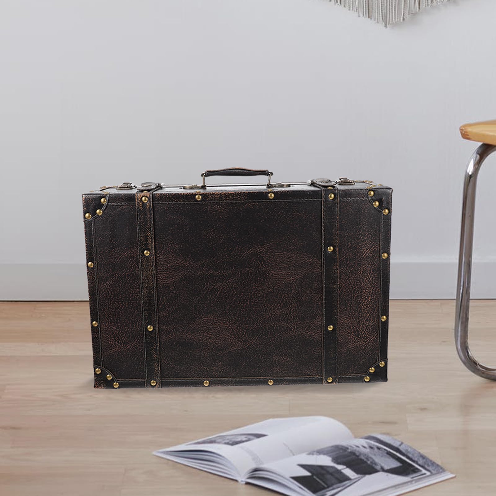 TIDTALEO Boîte de Rangement Élégante Valise Grosse Capacité et Facile à Transporter pour Organiser et Décorer Votre Intérieur