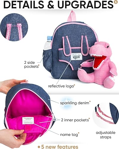 Miniatura 59 de Naturally KIDS - Juguetes de unicornio para niños y niñas de 2 a 3 años, regalos de cumpleaños, mochila de unicornio para niños pequeños 03 Unicornio