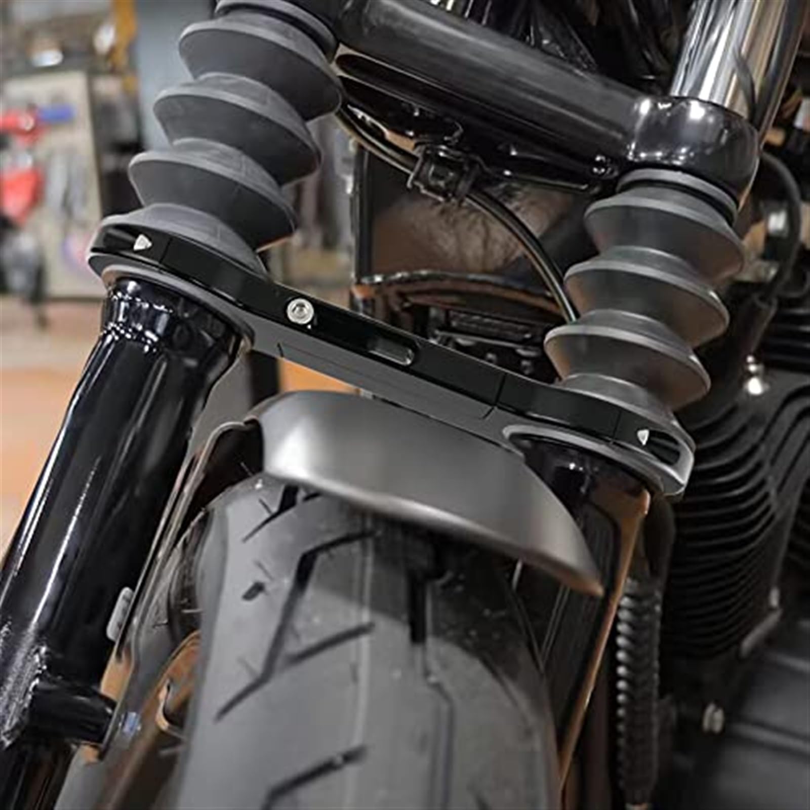 Stabilizzatore forcella anteriore motocicletta forcella