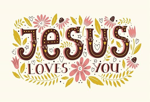 8x6.5ft Jesus Love You Backdrop Photography Christian Background Backdrop