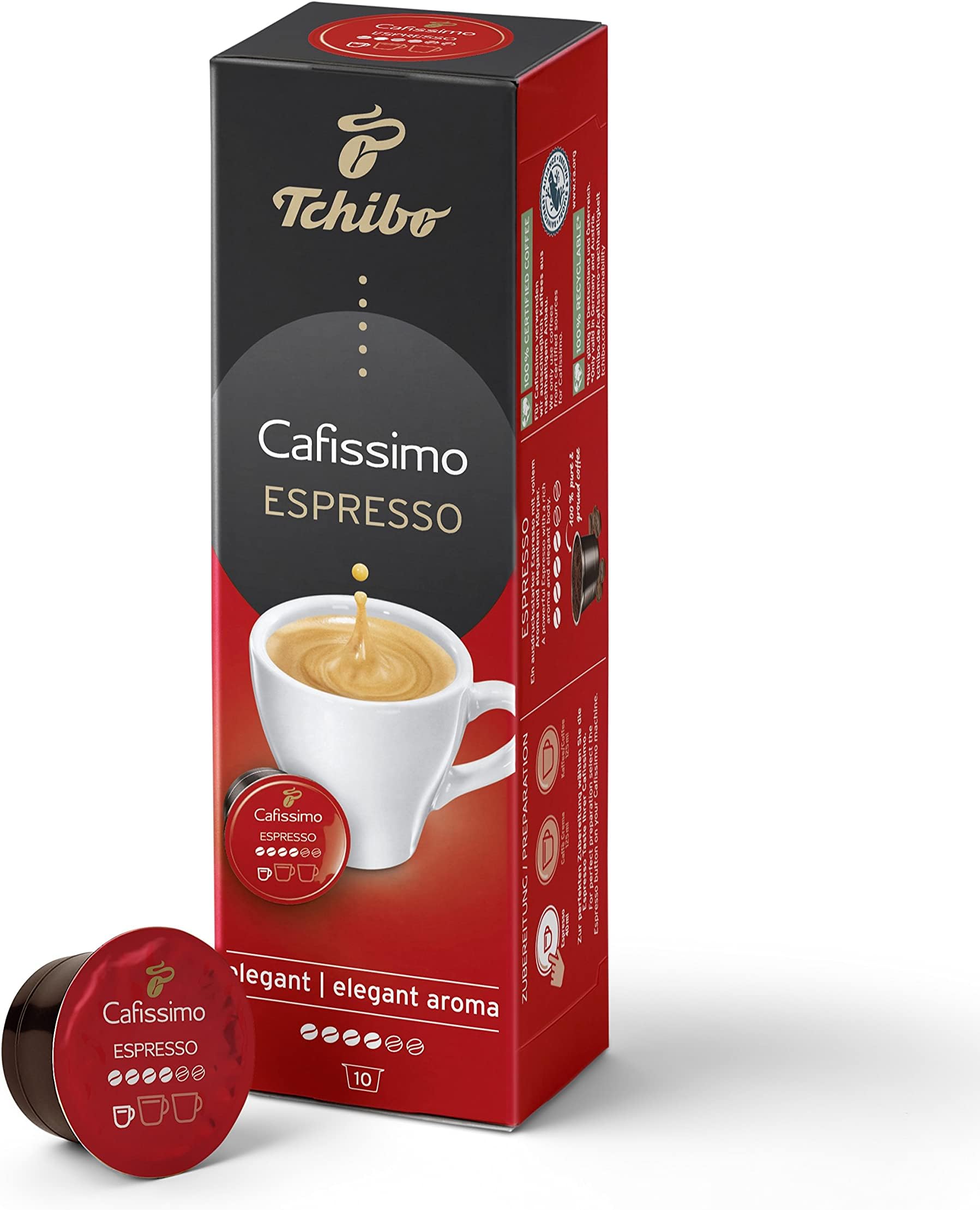 Tchibo Cafissimo Capsulals Espresso Elegant Caffitaly,Gaggia